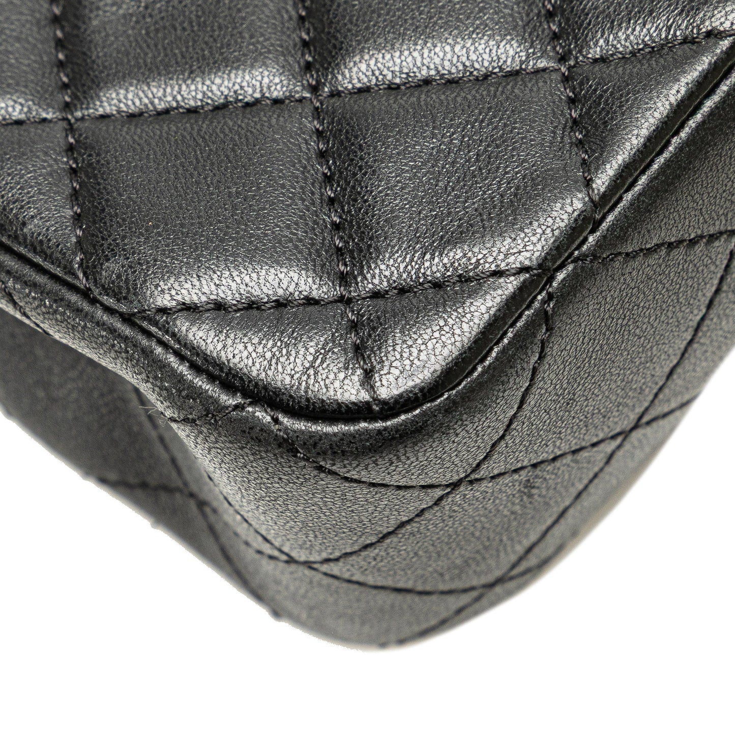 Chanel Medium Quilted Lambskin Westminster Pearl Flap Black