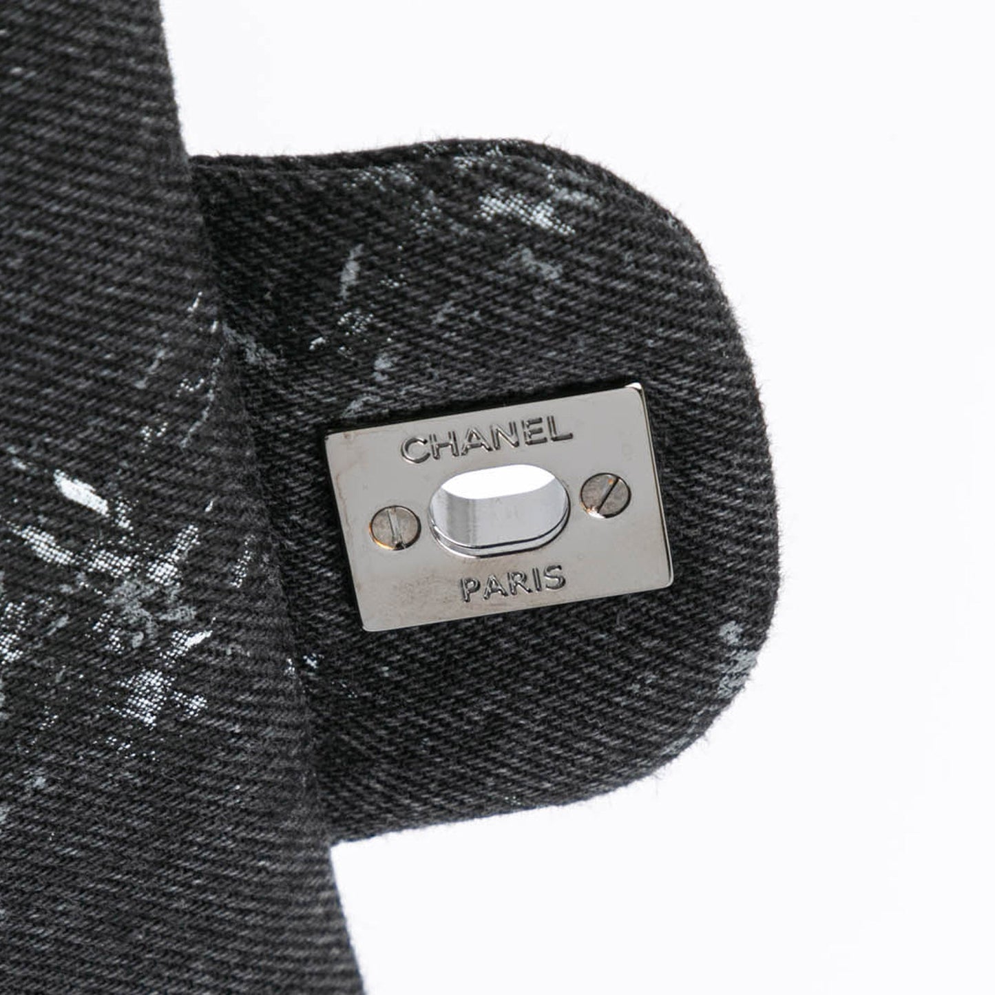 Chanel Medium Denim Double Flap Black