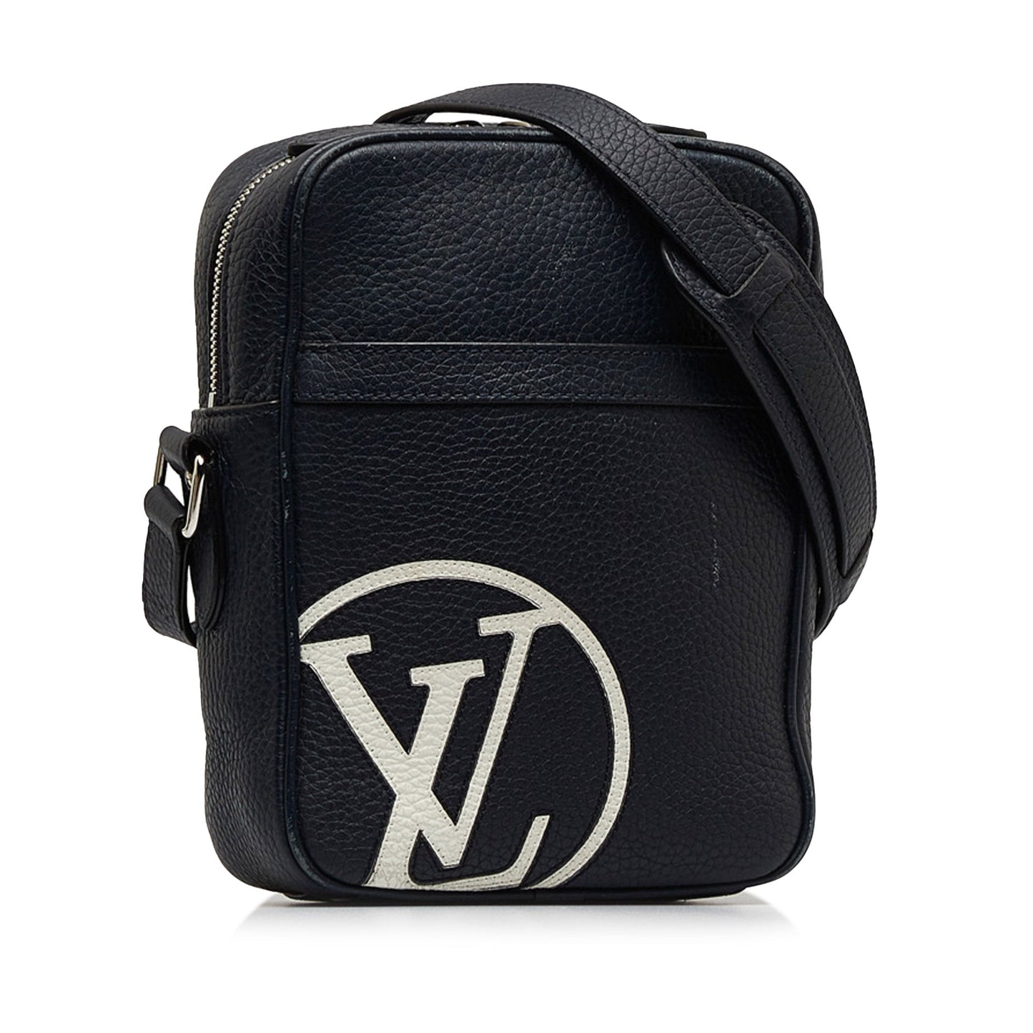 Louis Vuitton Taurillon Danube LV Circle  PM Blue