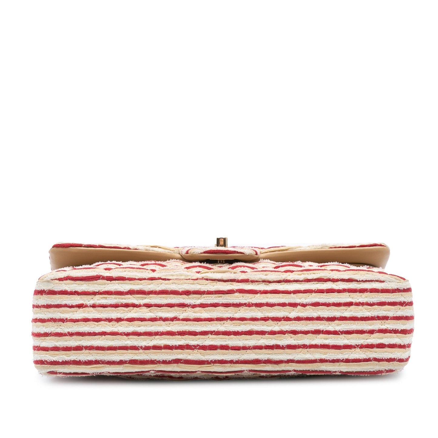 Chanel Medium Classic Jersey Coco Sailor Double Flap Red