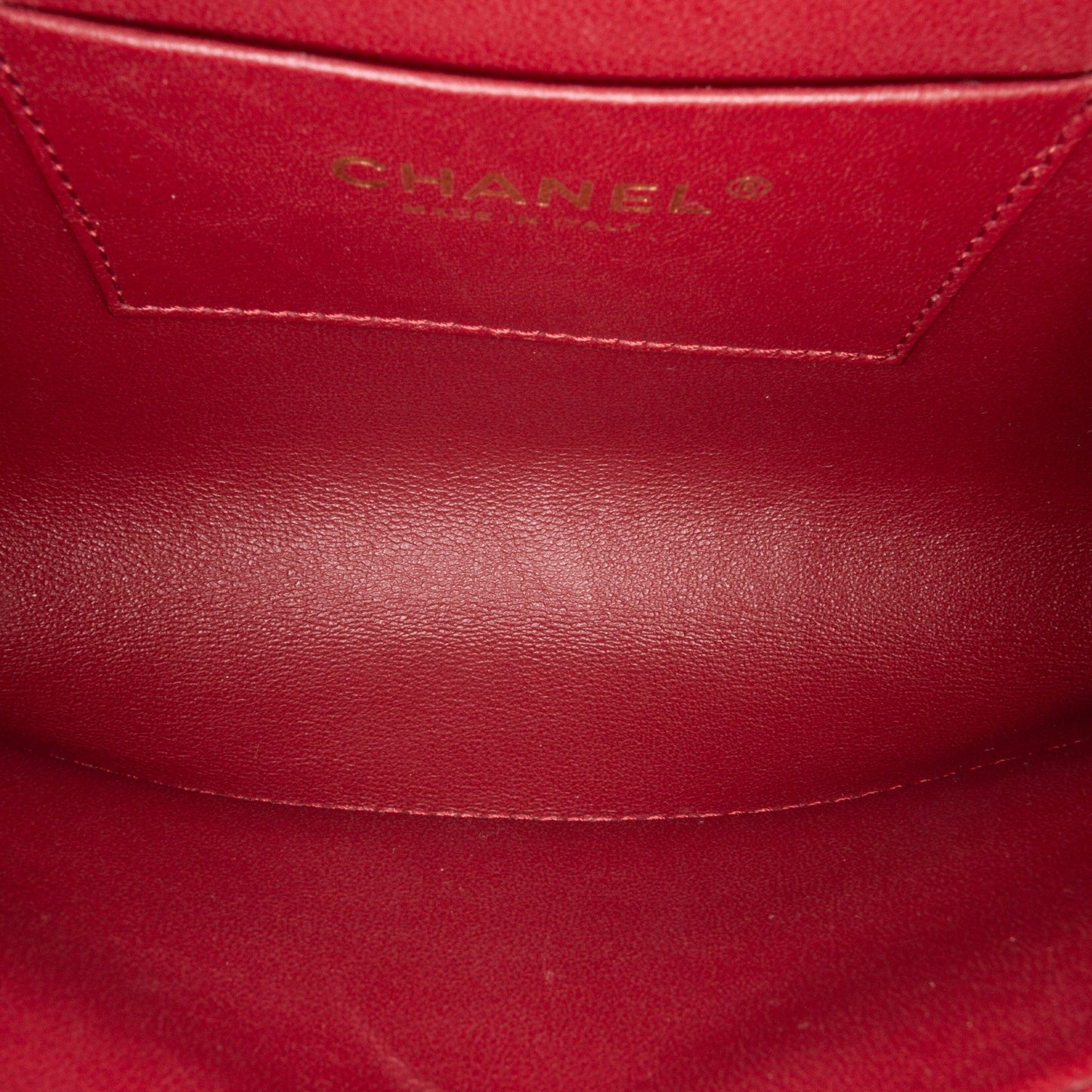 Chanel CC Crackled Glazed Calfskin Accordion Flap Blue