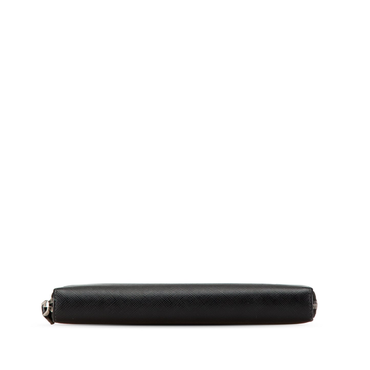 Prada Saffiano Zip Around Wallet Black