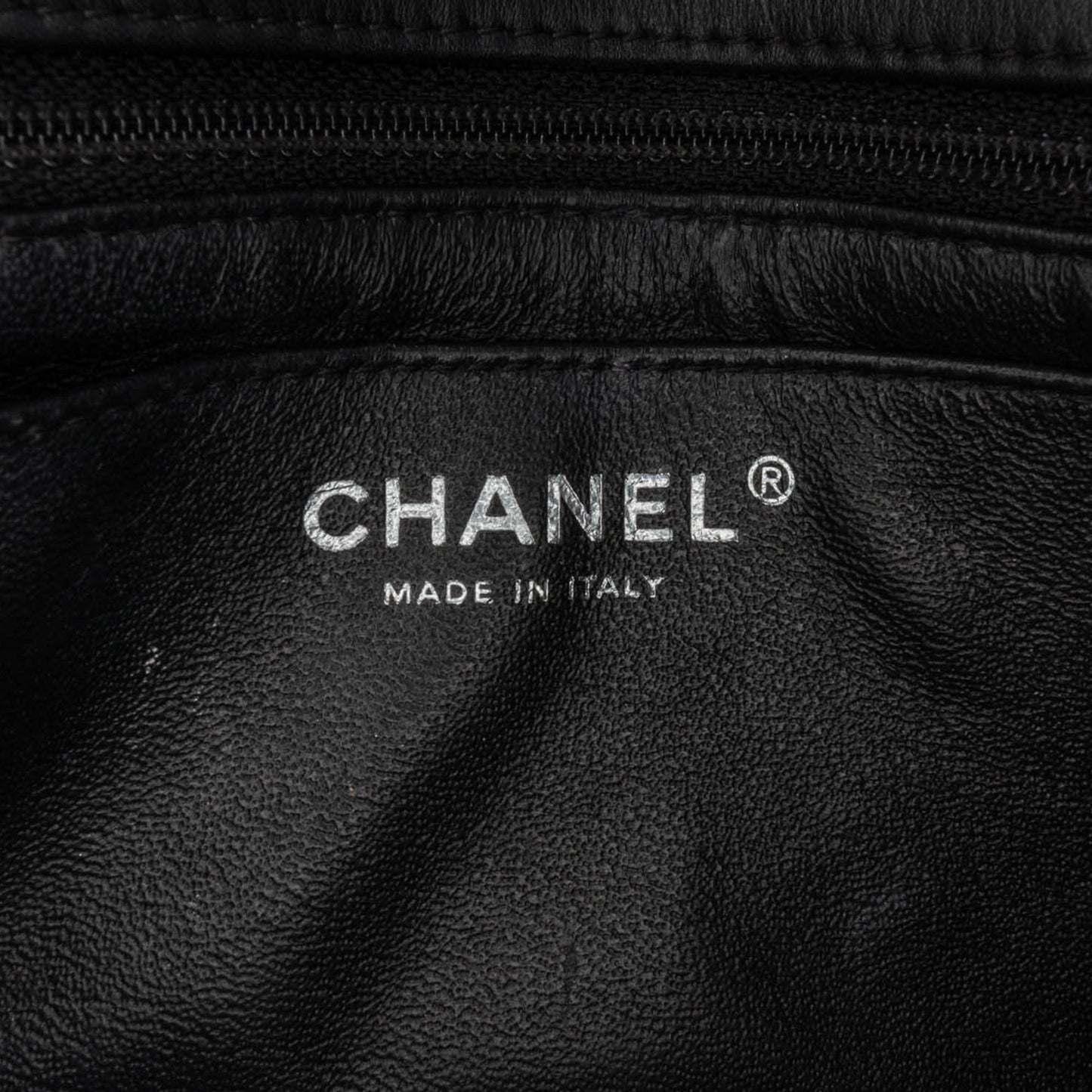 Chanel Mini Rectangular Classic Chevron Patent Single Flap Black