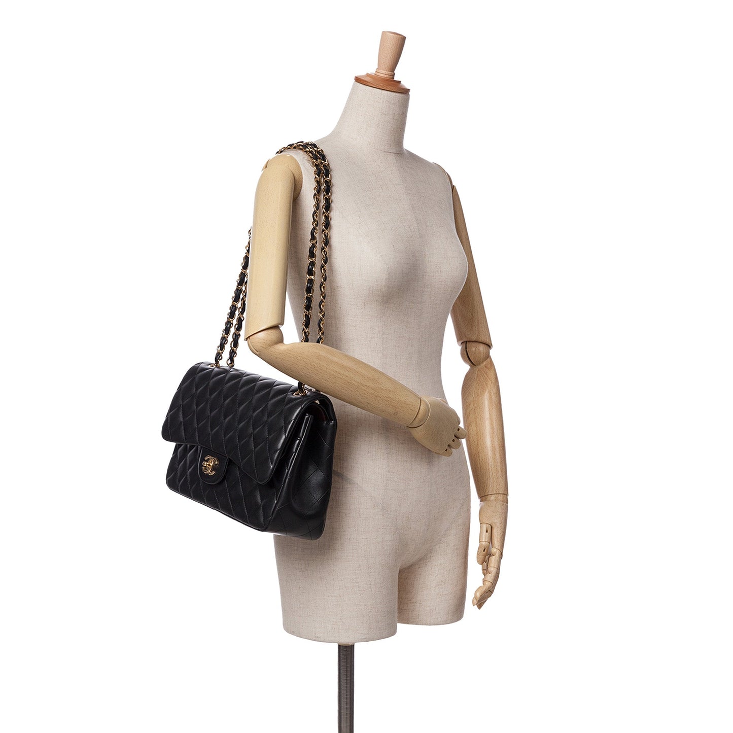 Chanel Jumbo Classic Lambskin Double Flap Black