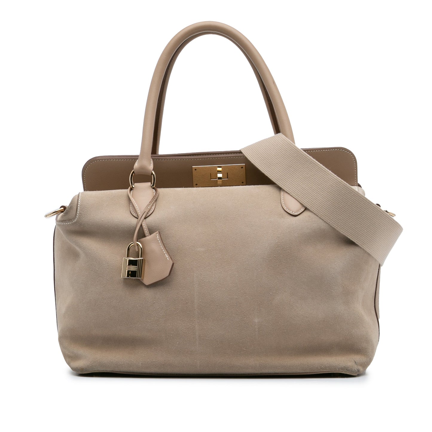Hermès Veau Grizzly and Swift Toolbox 33 Brown