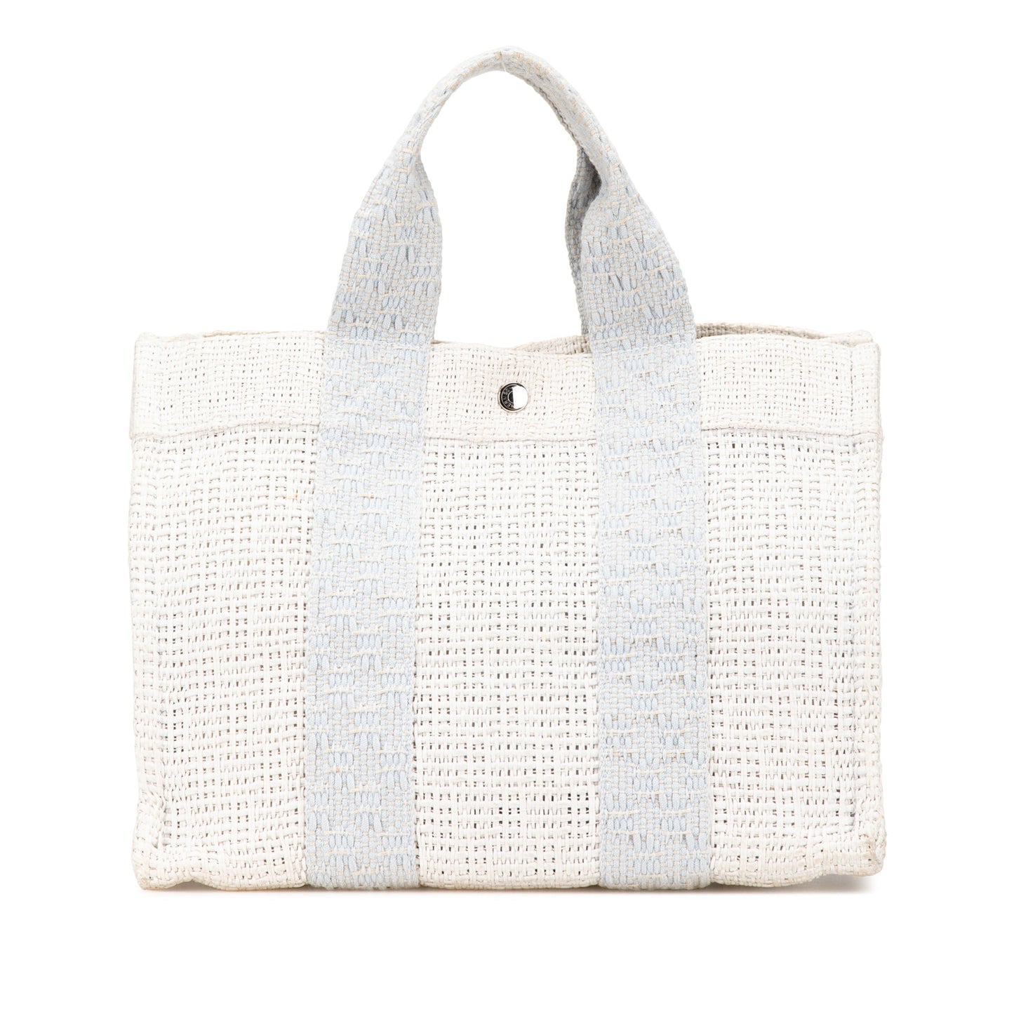 Hermès Woven Straw Bora Bora PM Tote White