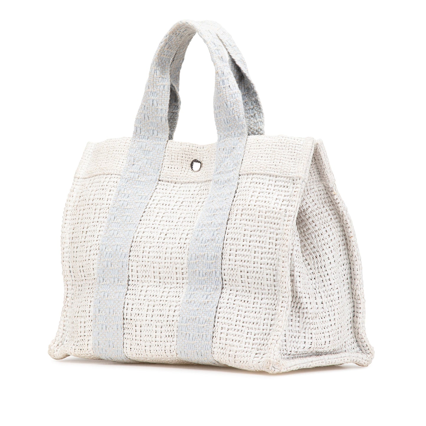 Hermès Woven Straw Bora Bora PM Tote White