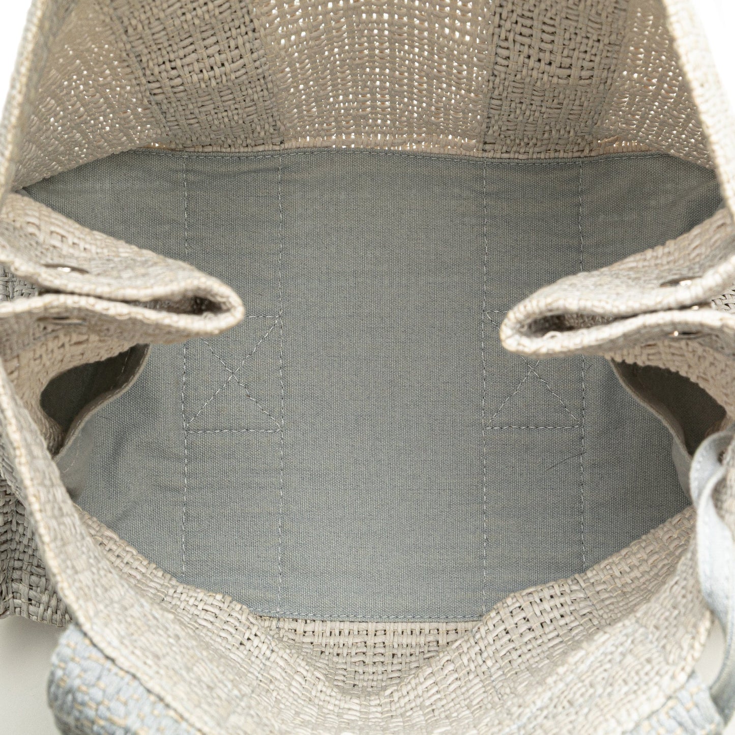 Hermès Woven Straw Bora Bora PM Tote White