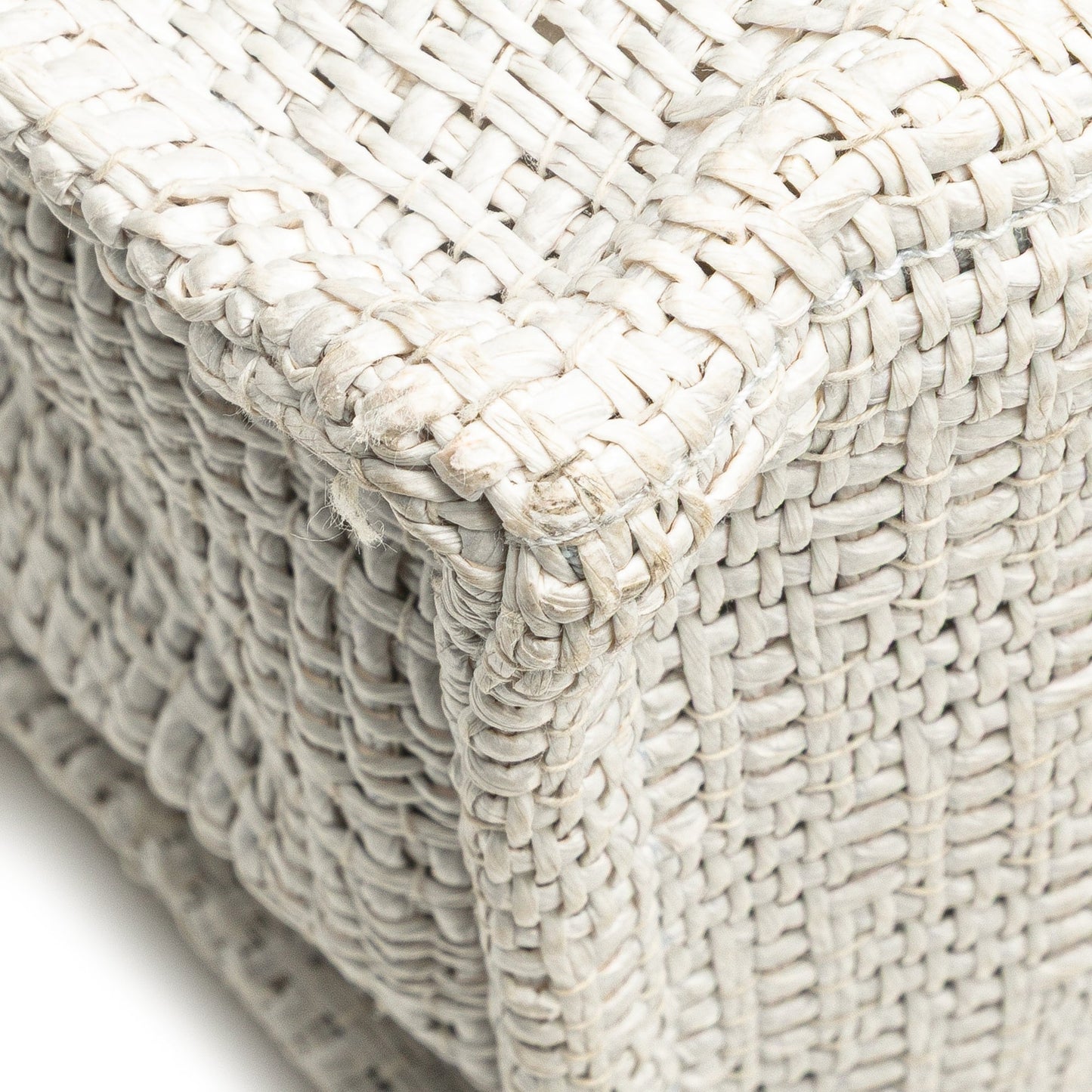Hermès Woven Straw Bora Bora PM Tote White