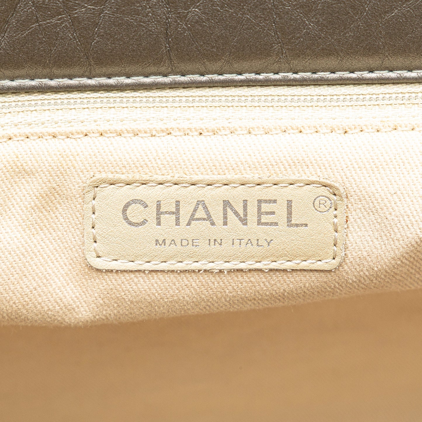 Chanel Reissue 2.55 Quilted Aged Calfskin Tote Silver