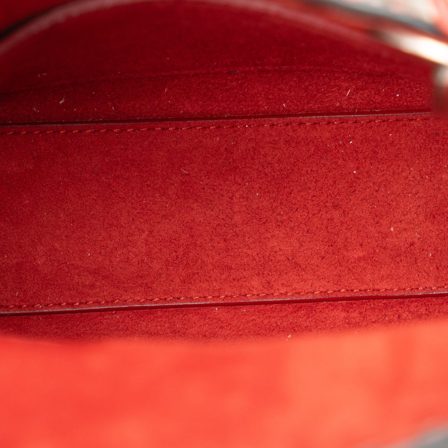 Dior Mini Embossed Calfskin Cannage Studded Lady Dior Red