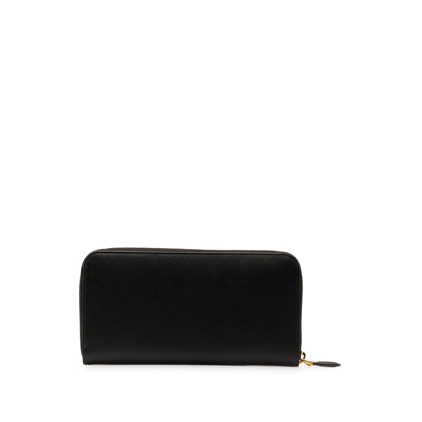 Prada x Universal Studios Saffiano Frakenstien Heart Long Wallet Black