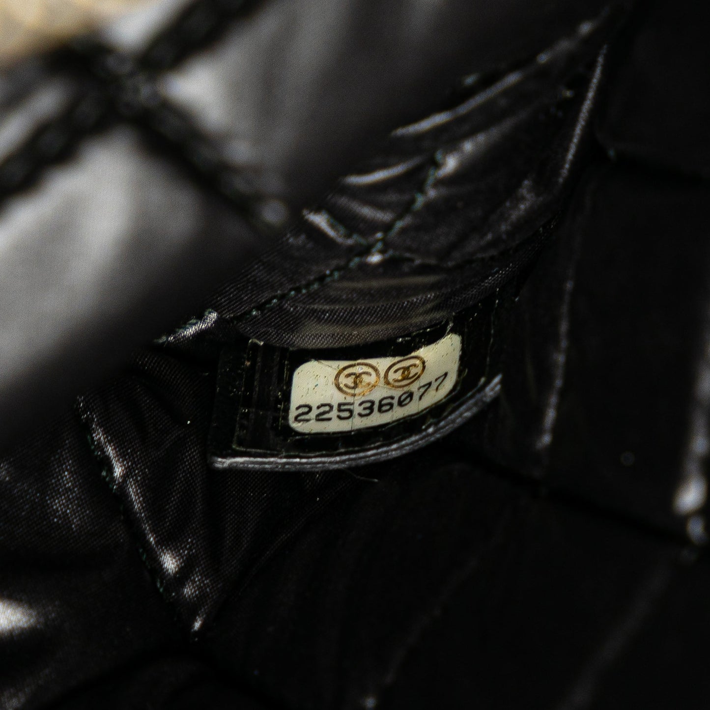 Chanel Medium Quilted Caviar Boy O Case Clutch Black