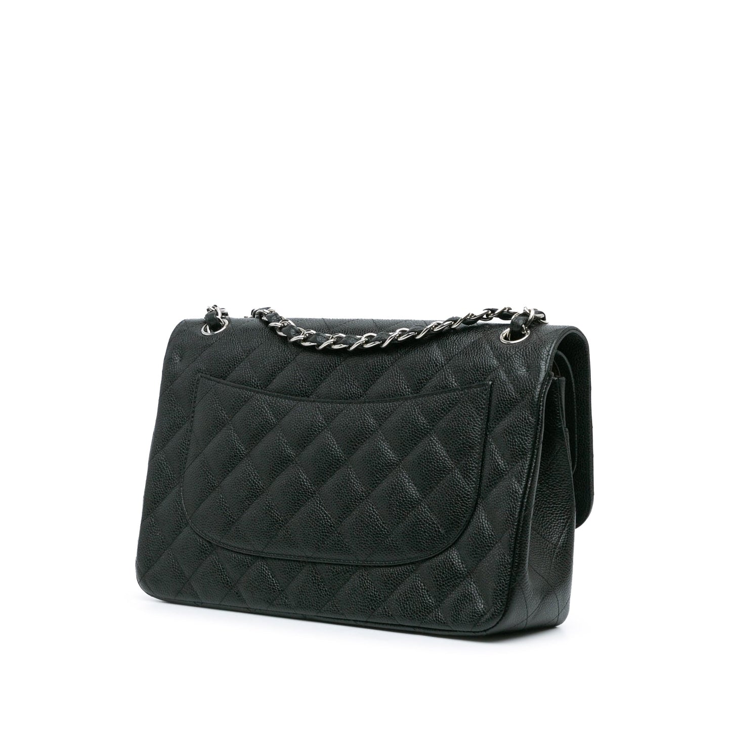Chanel Jumbo Classic Caviar Double Flap Black
