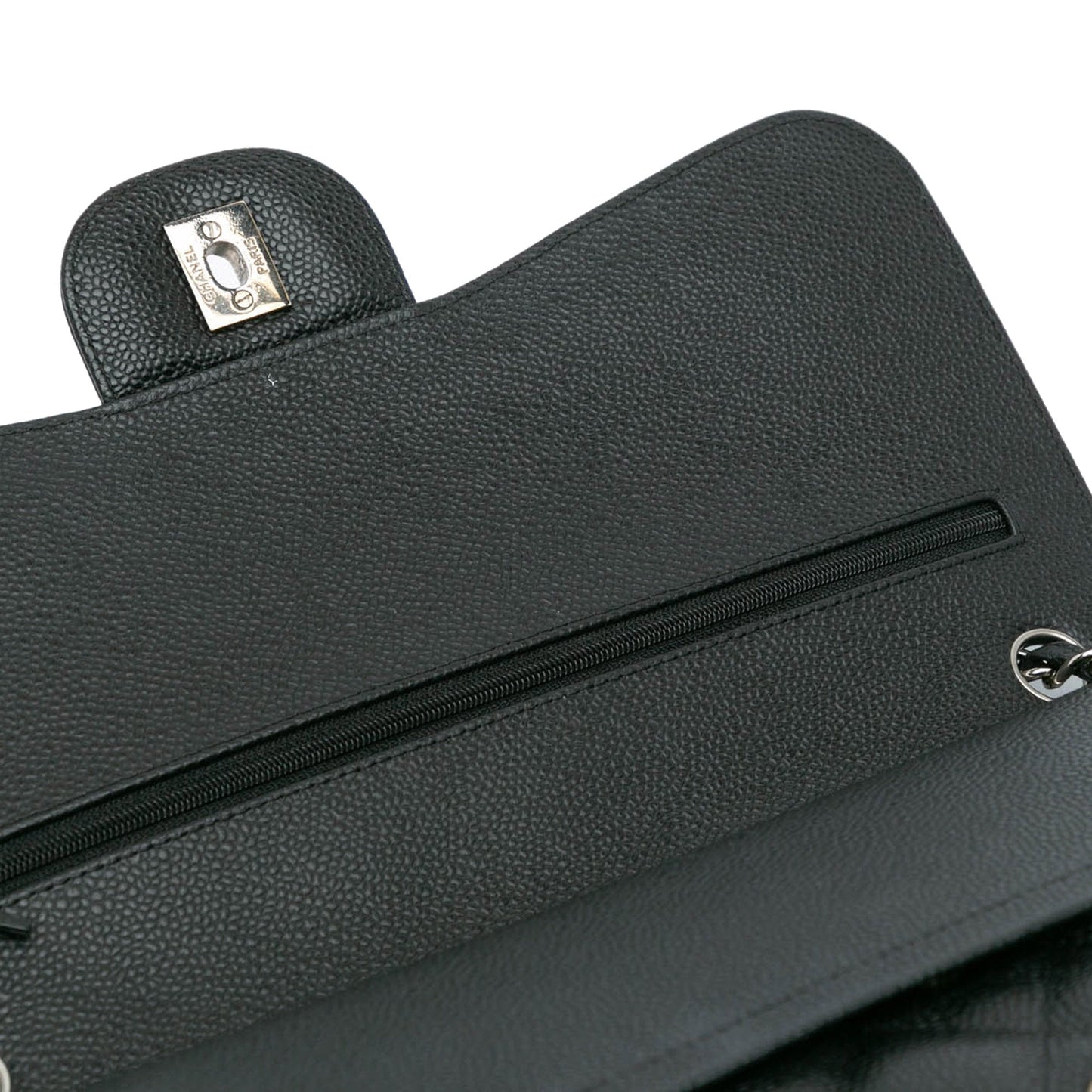 Chanel Jumbo Classic Caviar Double Flap Black