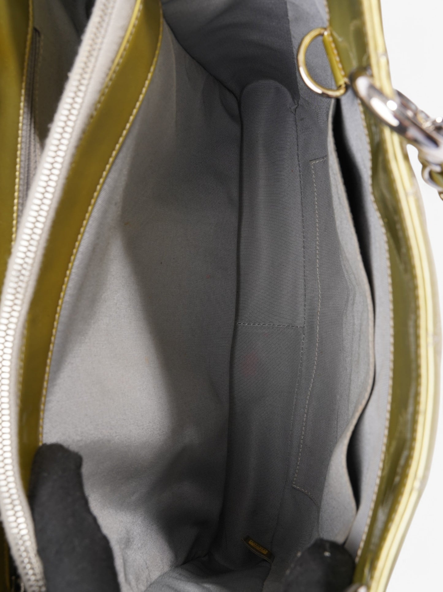 Chanel Grand Shopping Tote Light Gold Patent Leather