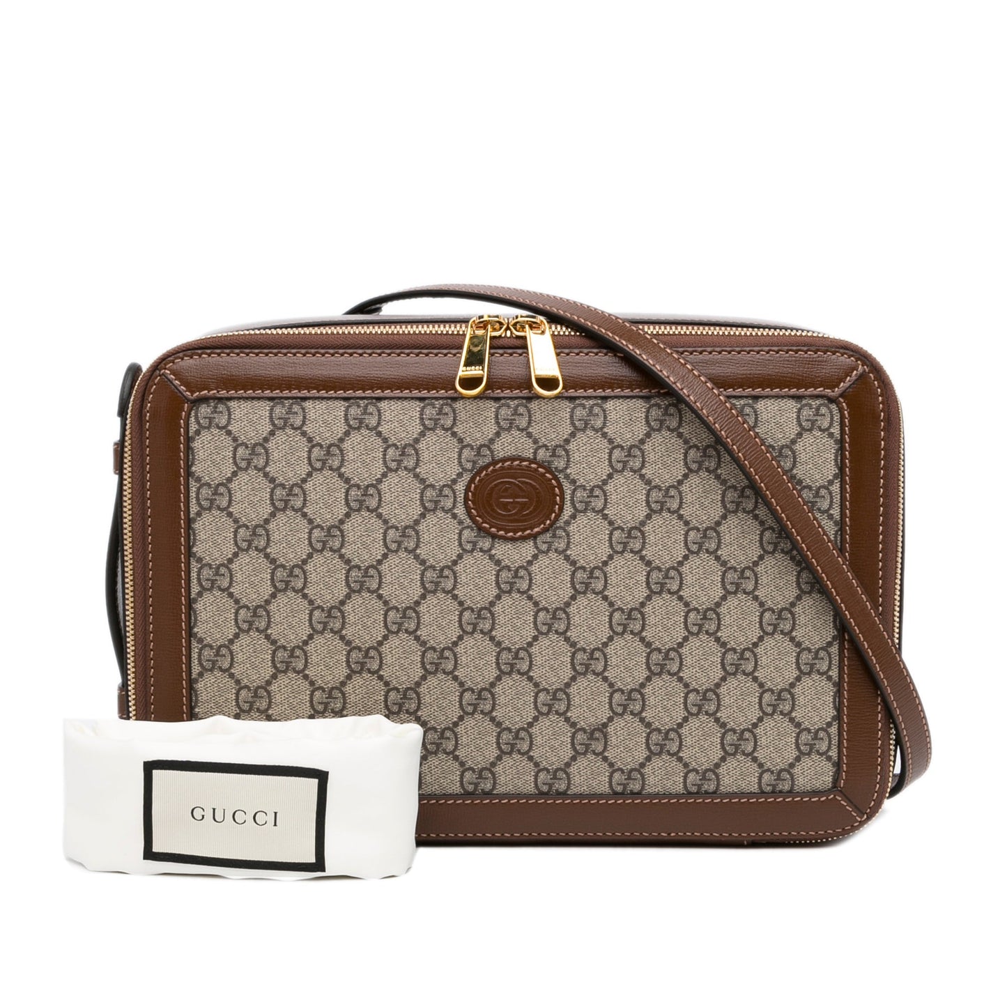 Gucci GG Supreme Azalea Box Bag Brown