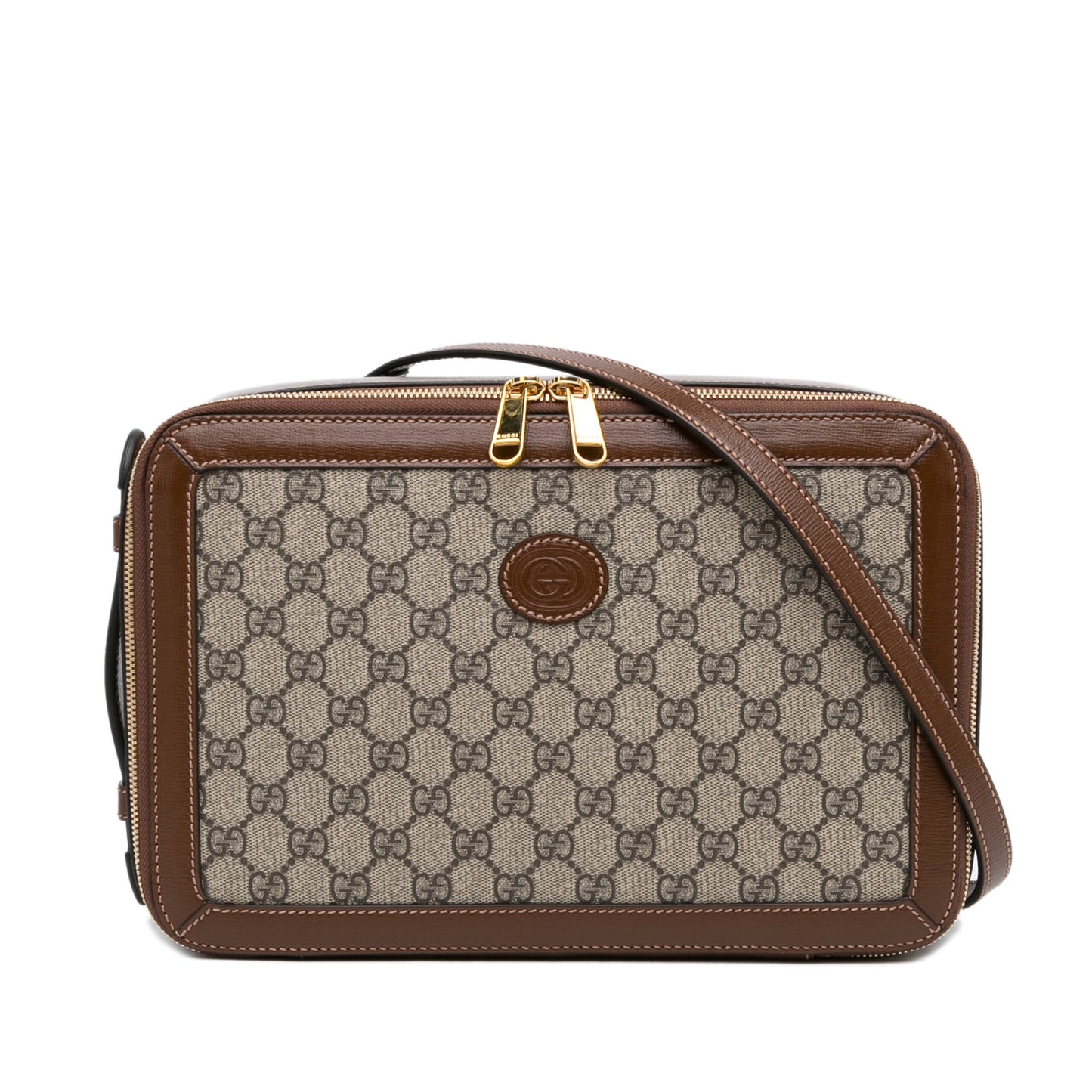 Gucci GG Supreme Azalea Box Bag Brown