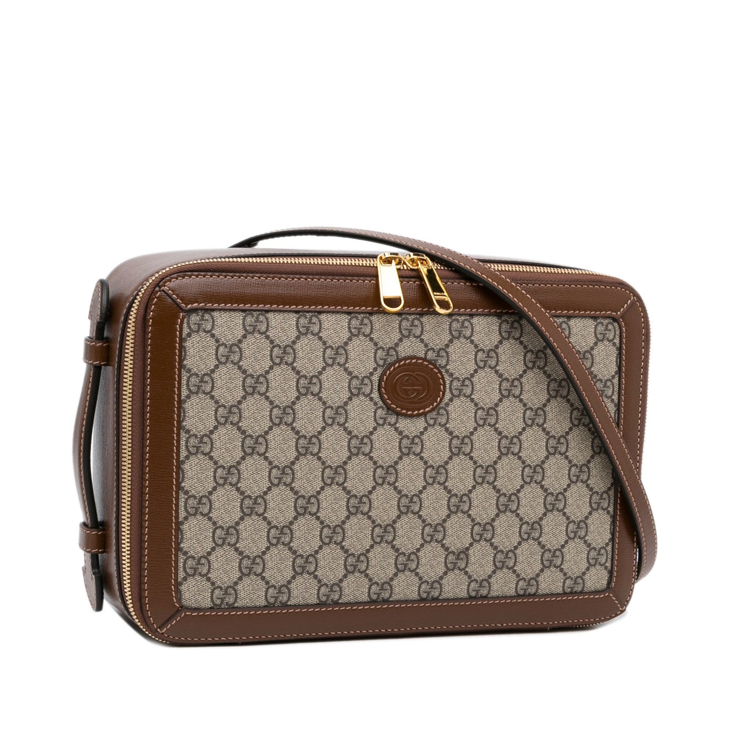 Gucci GG Supreme Azalea Box Bag Brown