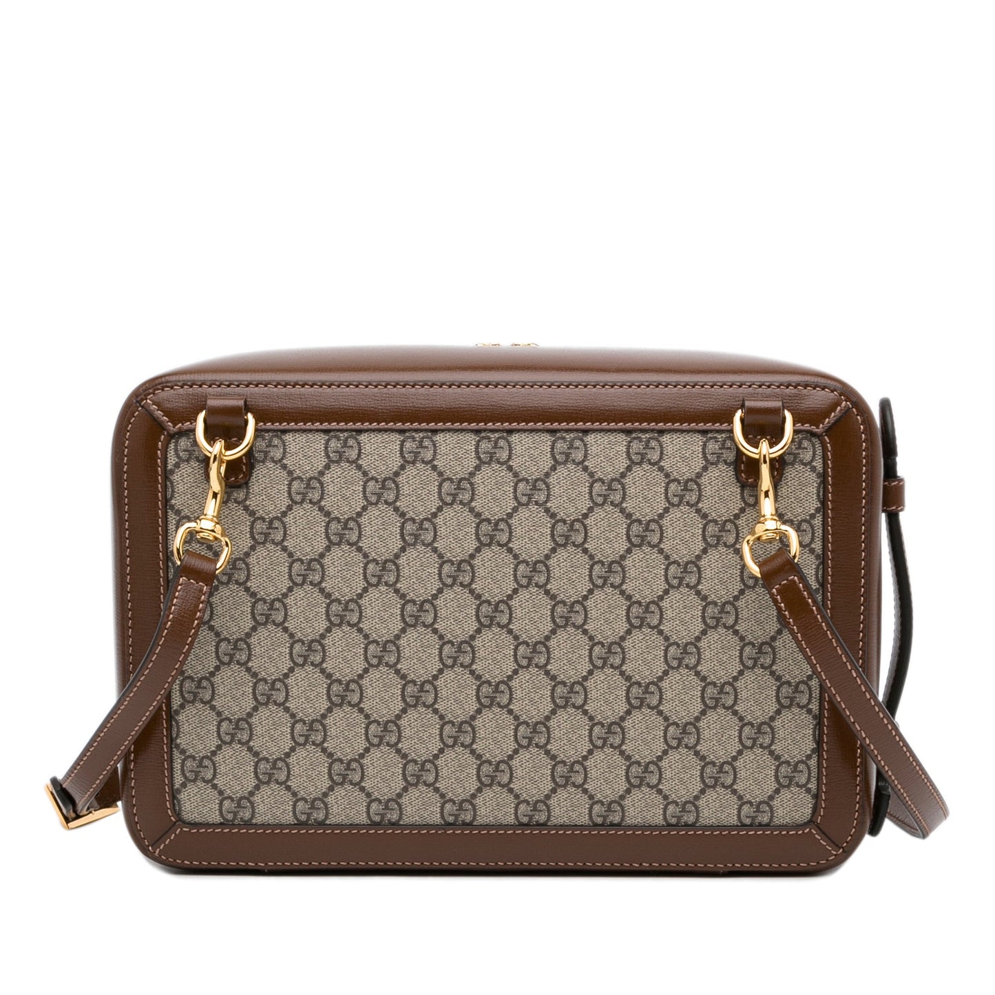 Gucci GG Supreme Azalea Box Bag Brown