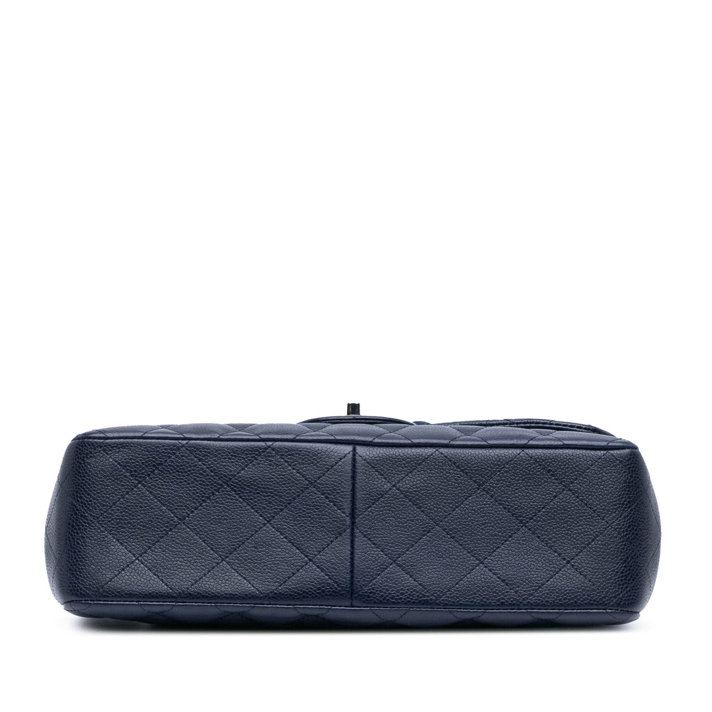 Chanel Jumbo Classic Caviar Double Flap Blue