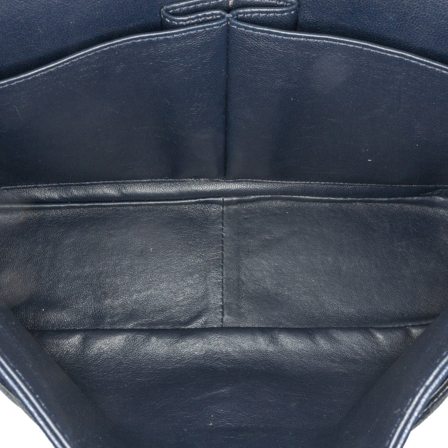 Chanel Jumbo Classic Caviar Double Flap Blue