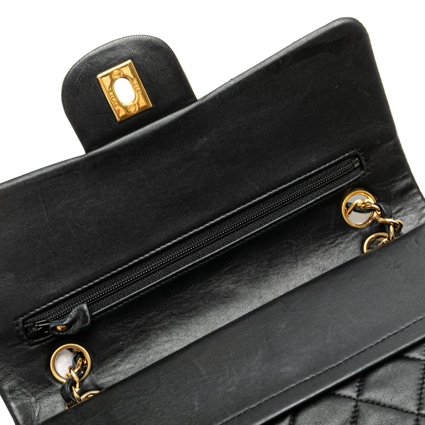 Chanel Small Classic Lambskin Double Flap Black