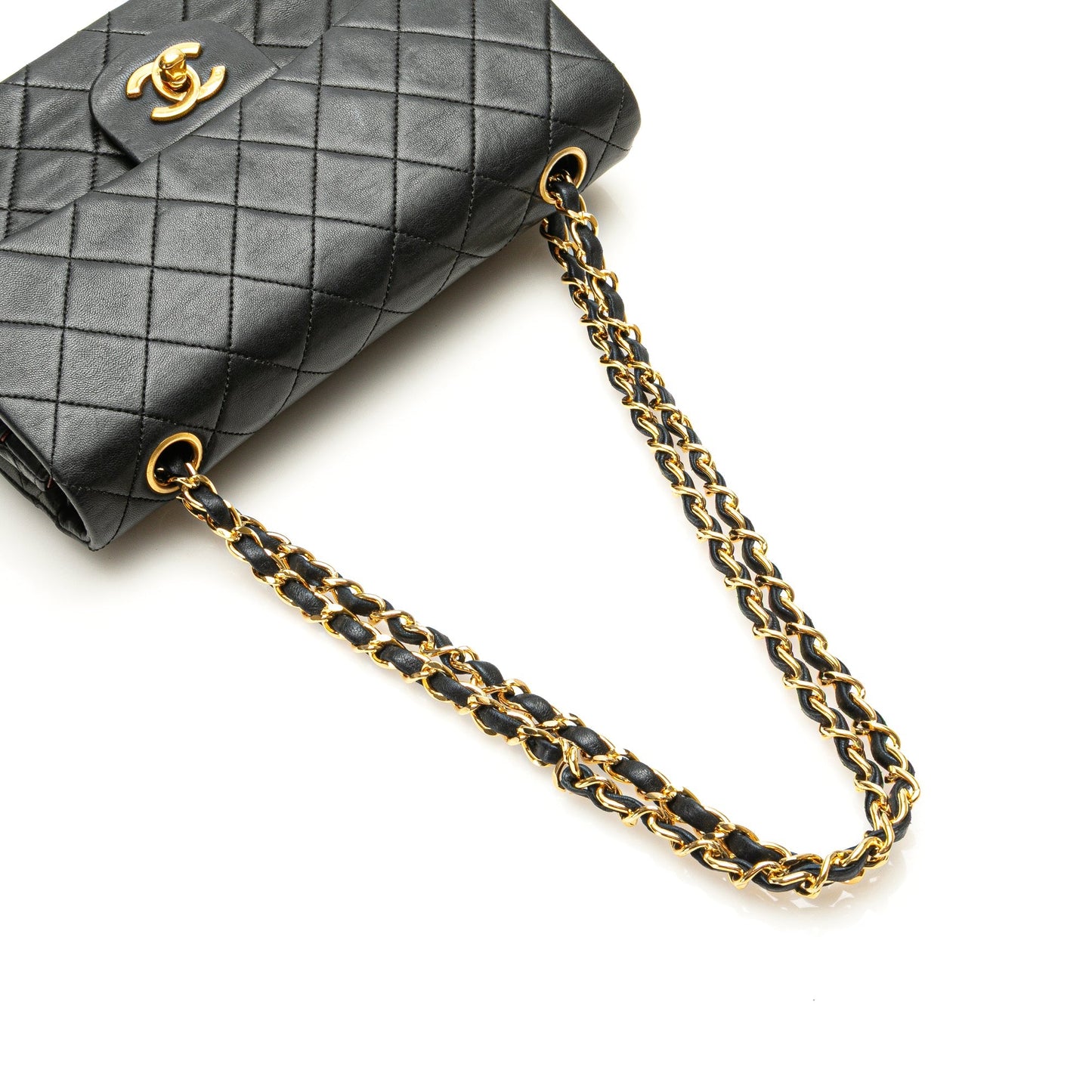 Chanel Small Classic Lambskin Double Flap Black