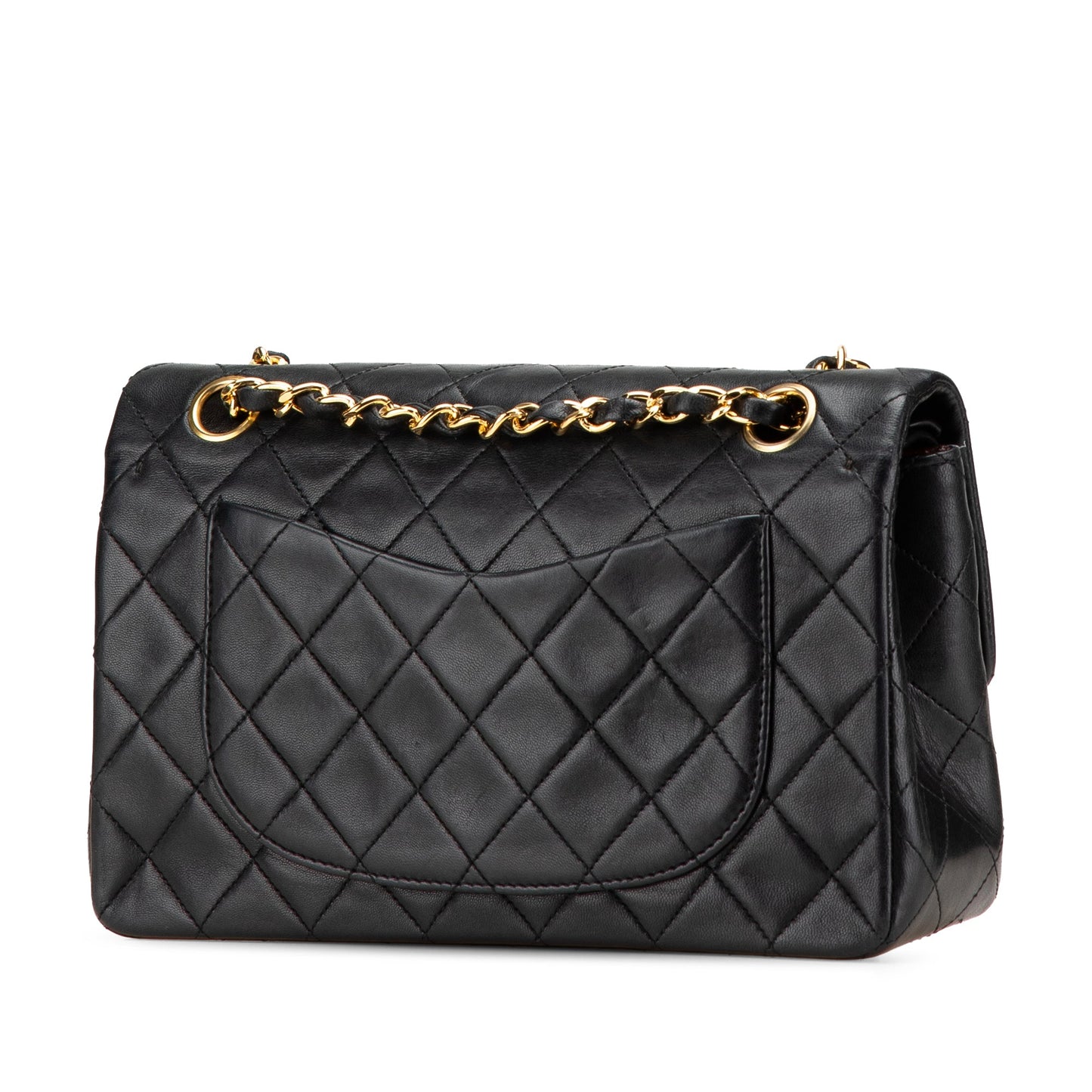 Chanel Small Classic Lambskin Double Flap Black