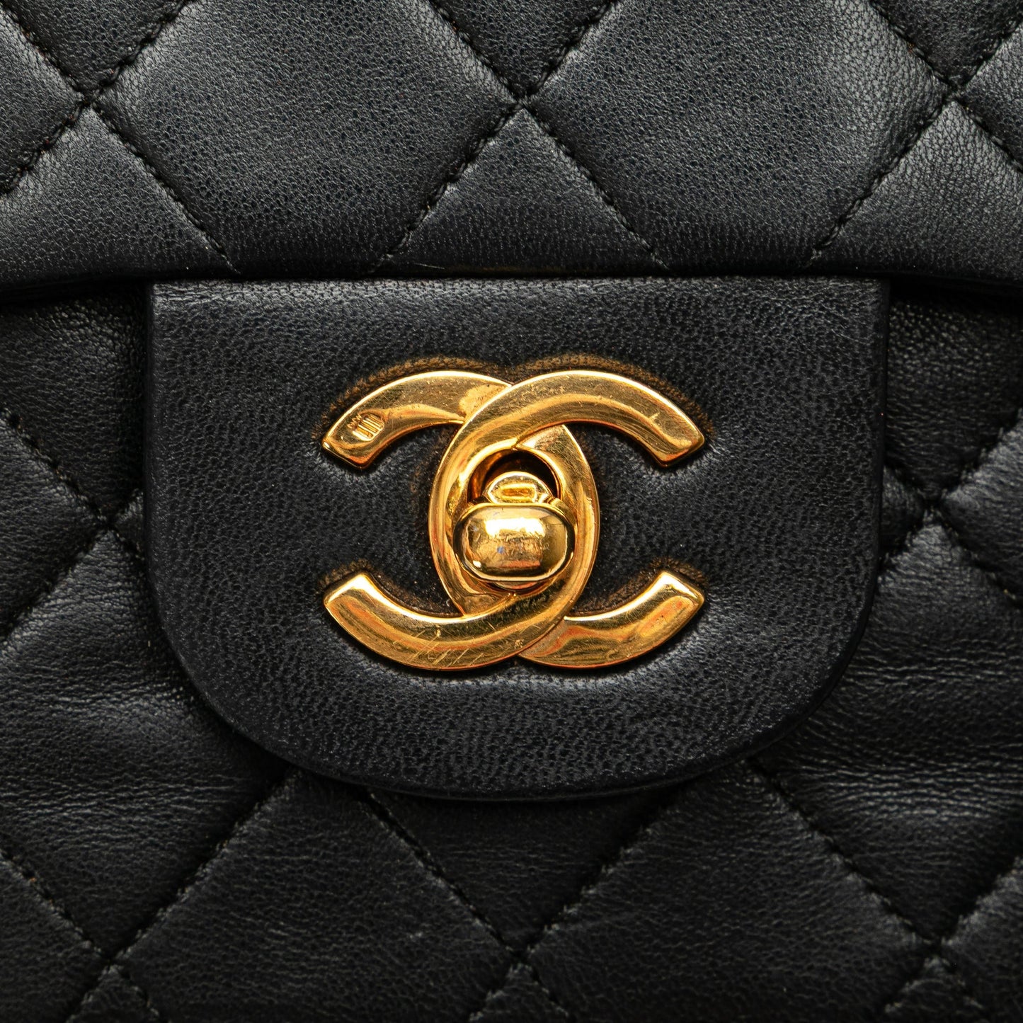 Chanel Small Classic Lambskin Double Flap Black