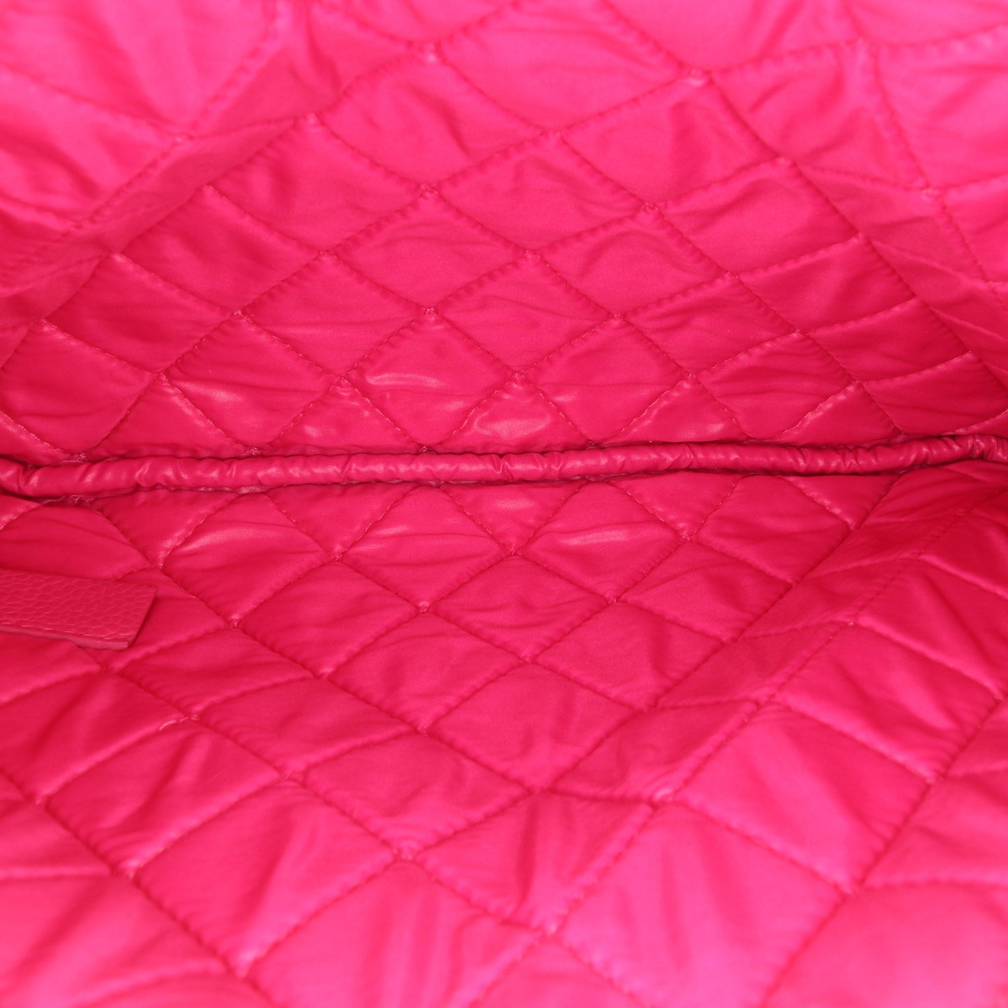 Chanel Small Quilted Caviar O Case Clutch Pink