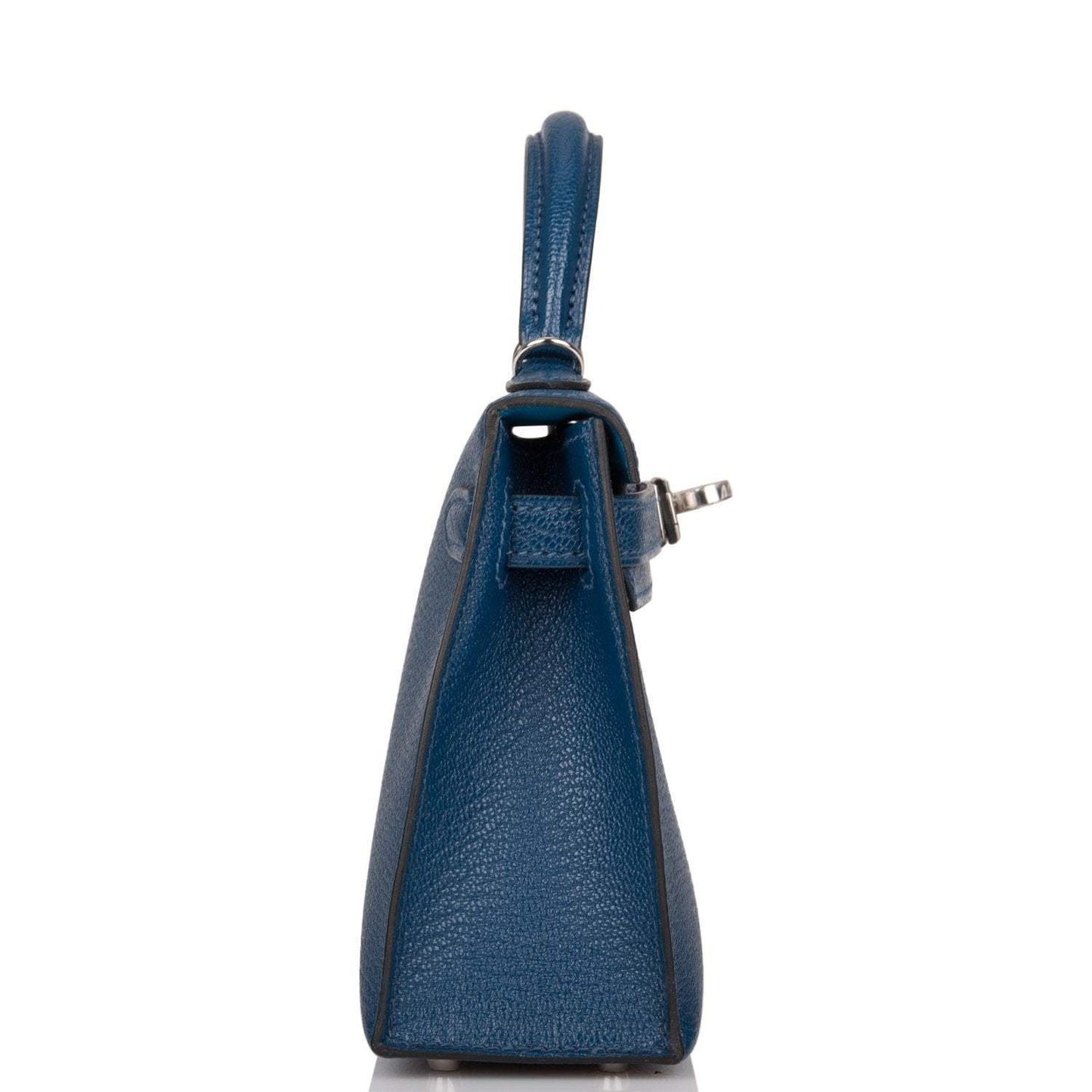 Hermes Verso Kelly Sellier 20 Deep Blue ChÃ¨vre Palladium Hardware