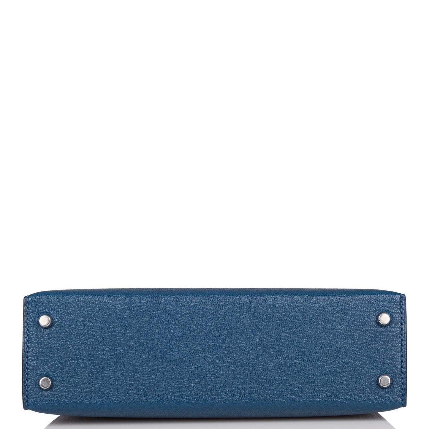 Hermes Verso Kelly Sellier 20 Deep Blue ChÃ¨vre Palladium Hardware