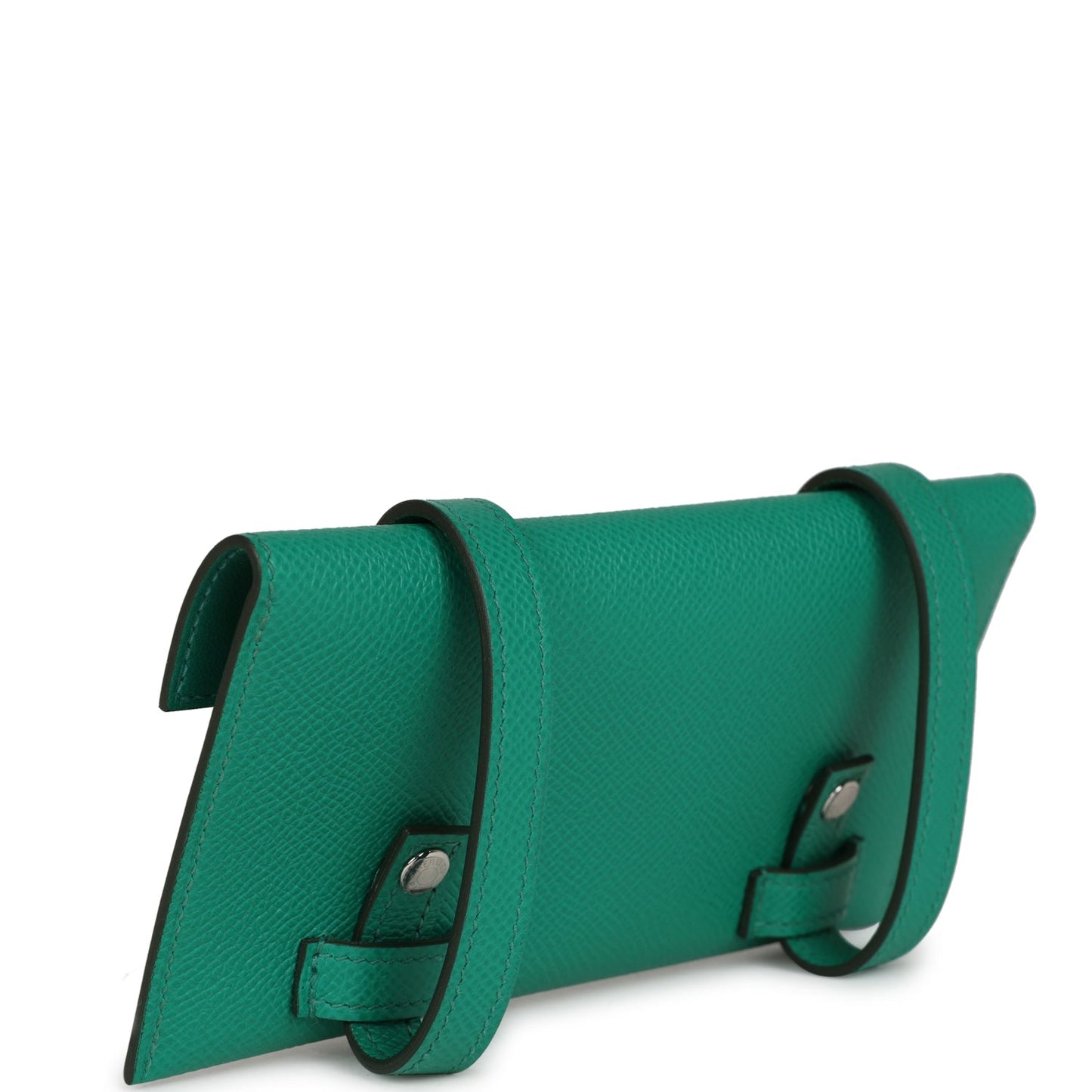 Hermes 'Quelle Idolle' Picto Kelly Doll Vert Fizz Epsom Palladium Hardware