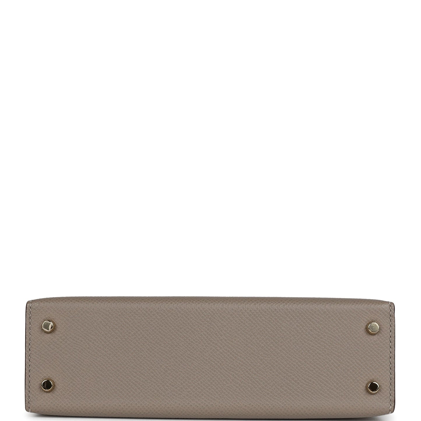 Hermes Kelly Sellier 20 Craie and Gris Asphalte Epsom Permabrass Hardware