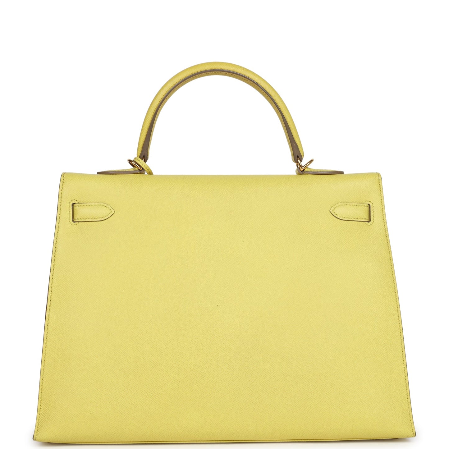 Hermes Kelly Sellier 35 Soufre Epsom Gold Hardware