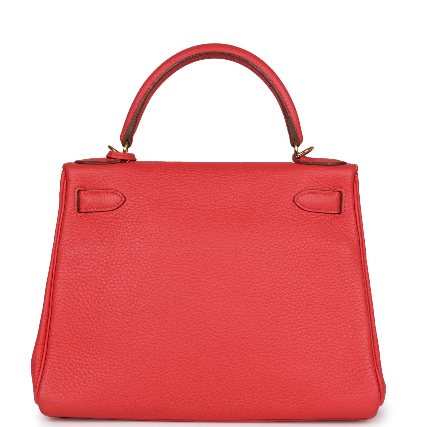 Hermes Kelly Retourne 28 Rose Shocking Chevre Gold Hardware