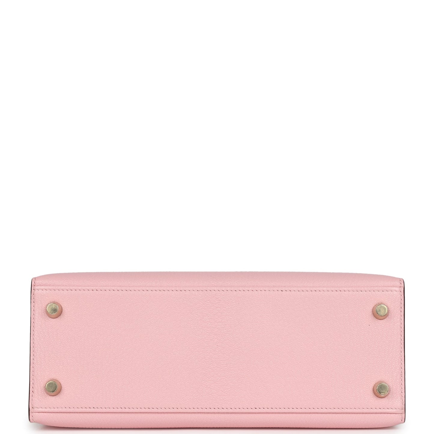 Hermes Kelly Sellier 25 Rose Sakura and Nata Chevre Gold Hardware