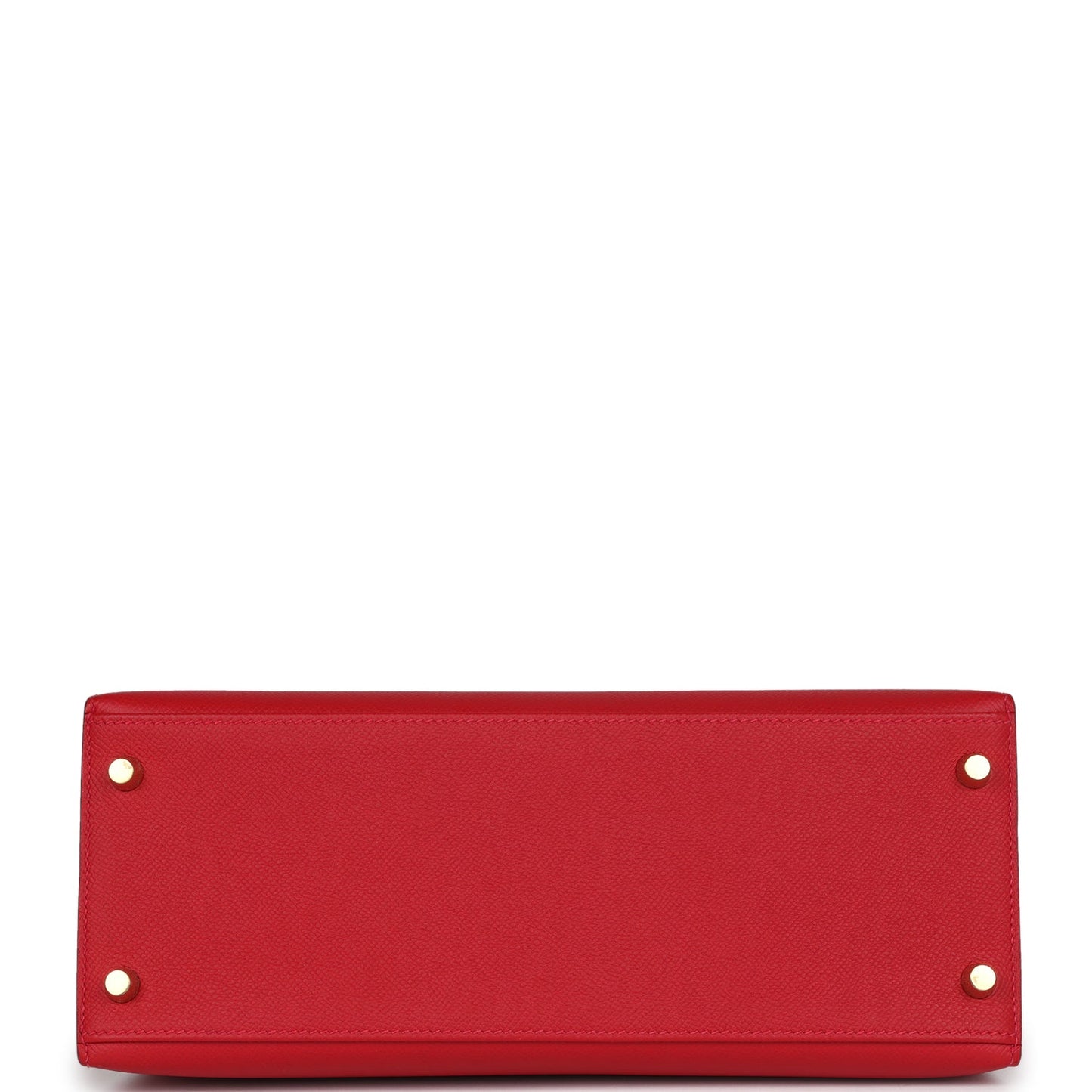 Hermes Kelly Sellier 28 Rouge Casaque Epsom Gold Hardware