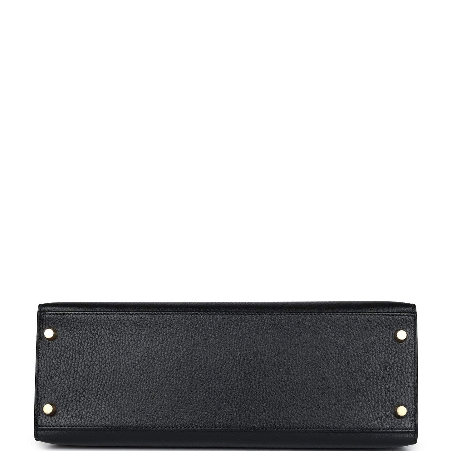 Hermes Kelly Sellier 32 Black Ardennes Gold Hardware