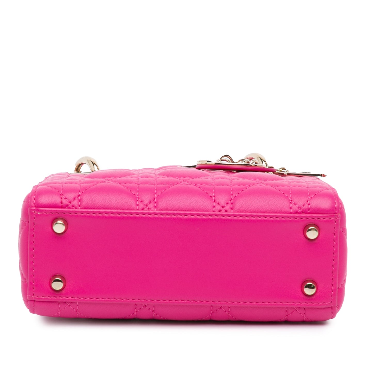 Dior Mini Lambskin Cannage Lady Dior Pink