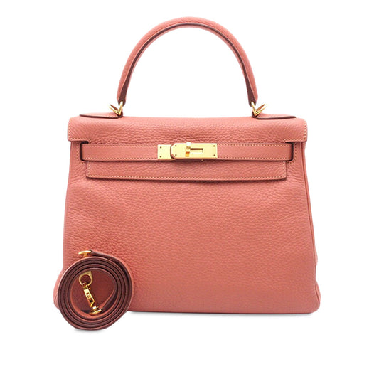 Hermès Clemence Kelly II Retourne 28 Orange