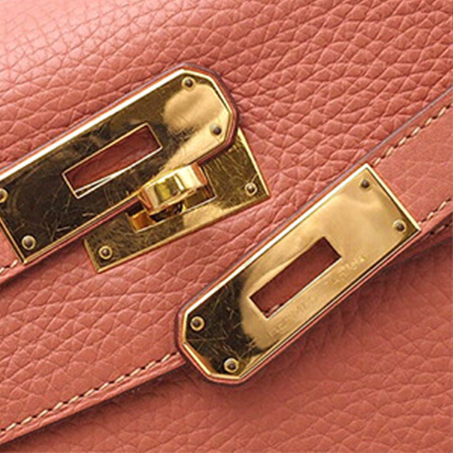Hermès Clemence Kelly II Retourne 28 Orange