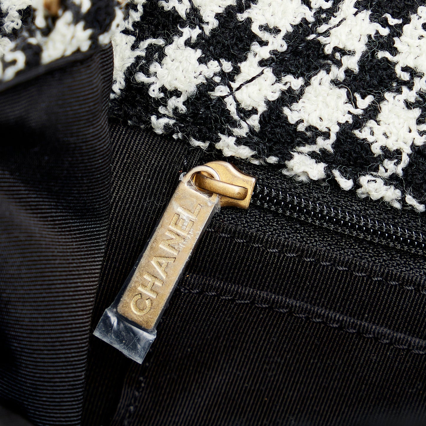 Chanel Shearling CC Turnlock Flap Bag Black