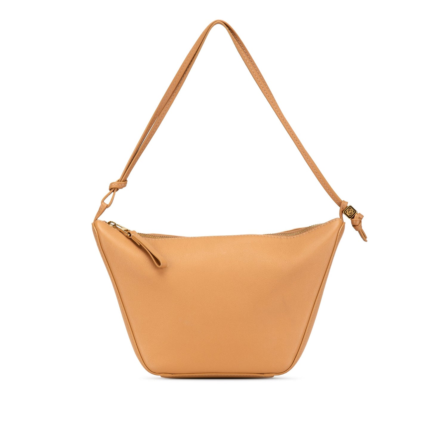 LOEWE Mini Leather Hammock Hobo Brown