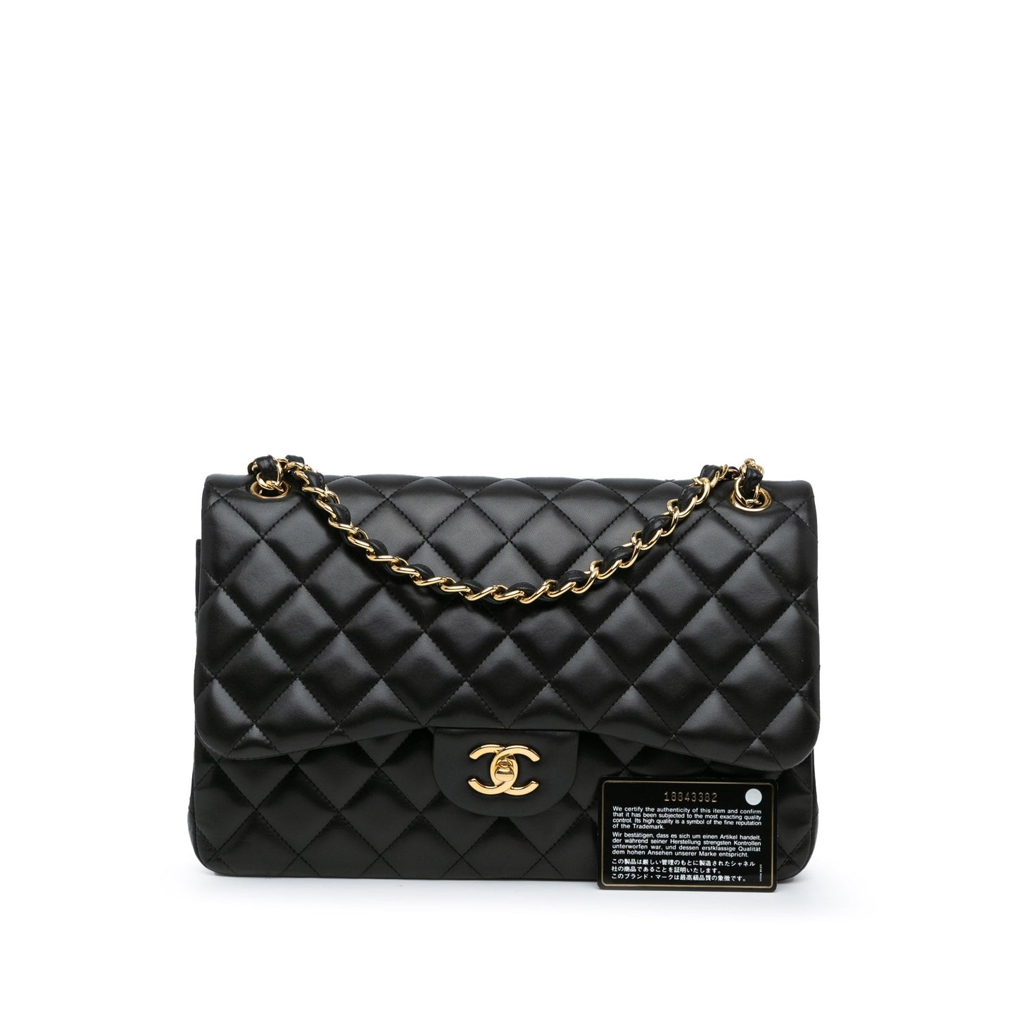 Chanel Jumbo Classic Lambskin Double Flap Black