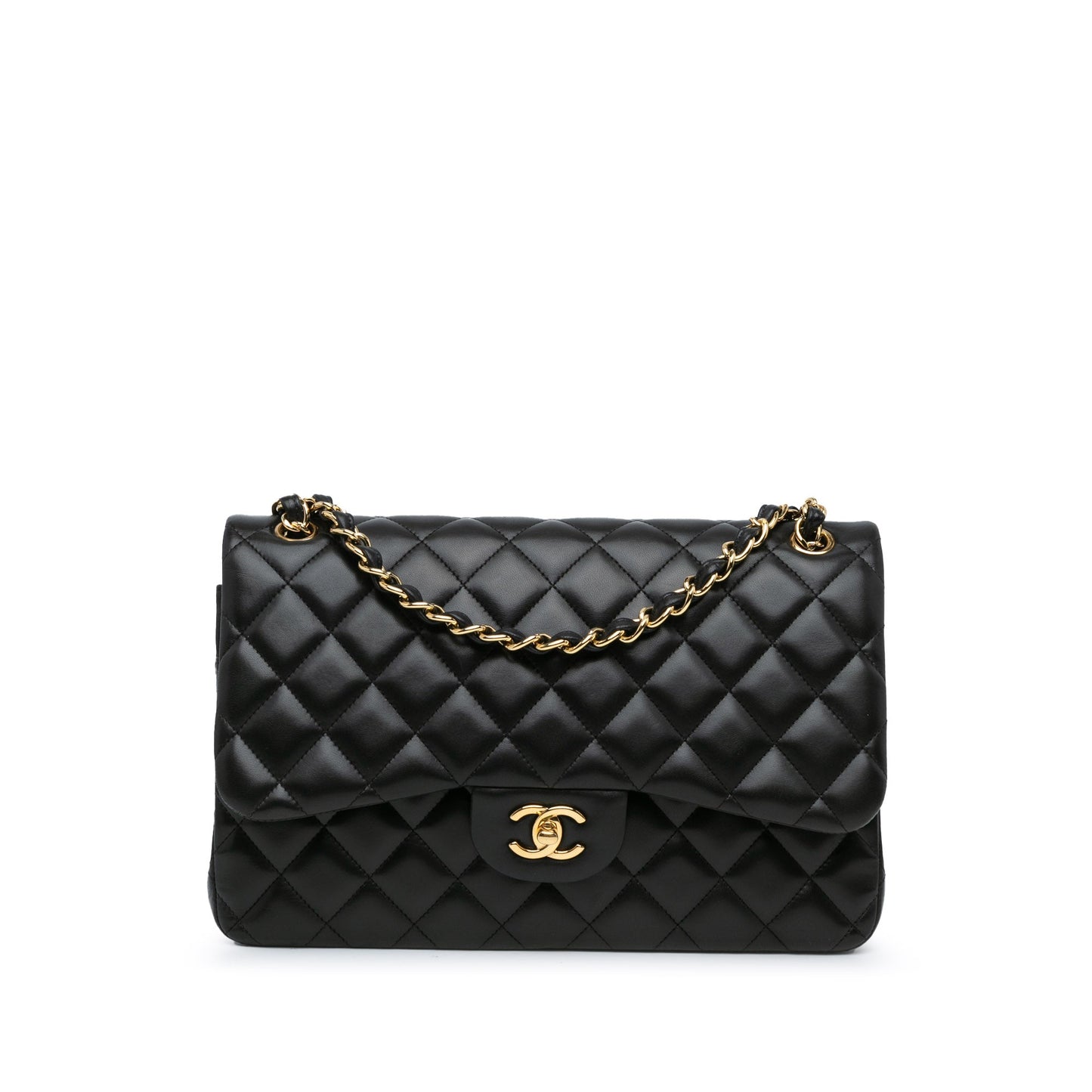 Chanel Jumbo Classic Lambskin Double Flap Black