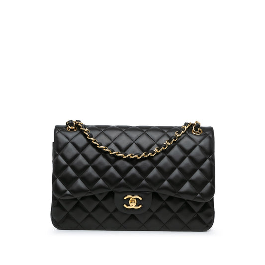 Chanel Jumbo Classic Lambskin Double Flap Black
