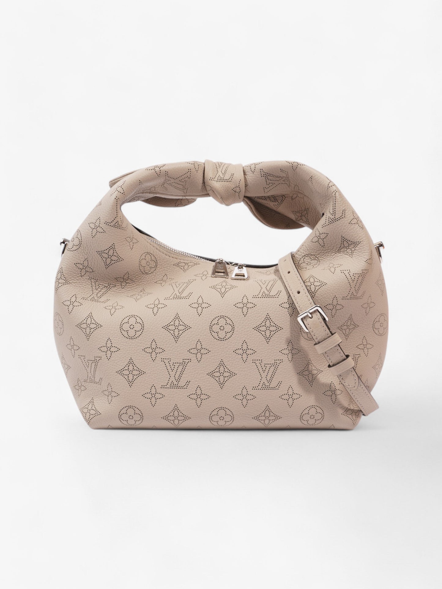 Louis Vuitton Why Knot Beige Taupe Calfskin Leather PM