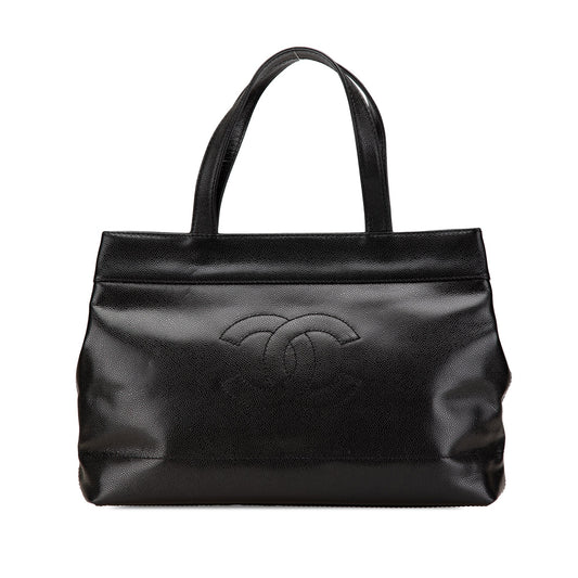 Chanel CC Caviar Tote Black